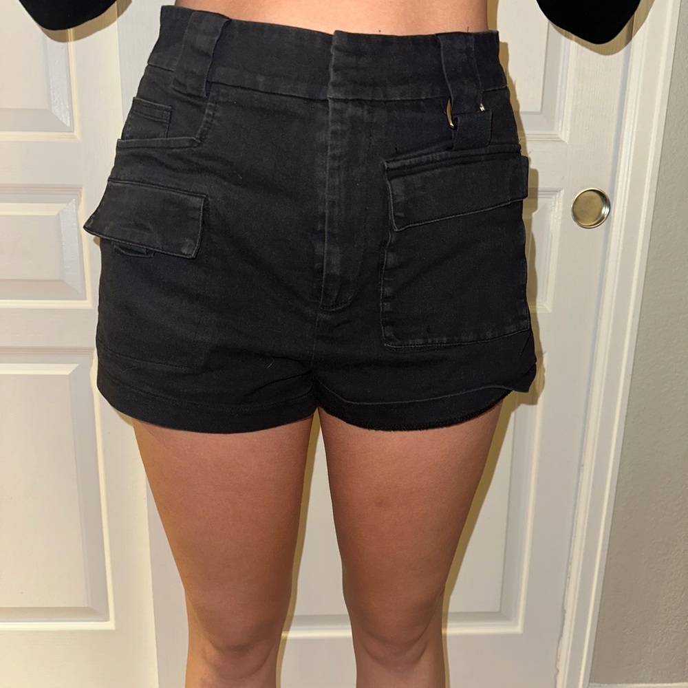 I.AM.GIA Black Cargo Shorts